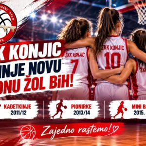 ŽKK Konjic počinje novu sezonu ŽOL BiH 2026/27